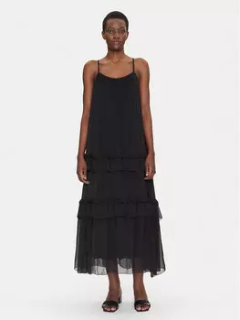 Летнее платье стандартный крой A207W018A Dixie, черный