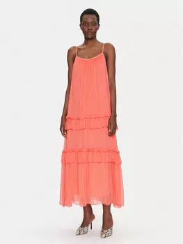 Летнее платье стандартный крой A207W018A Dixie, красный