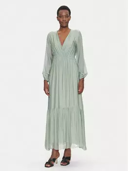 Летнее платье стандартный крой A207W050 Dixie, зеленый