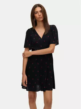 Летнее платье стандартный крой Alba 10292845 Vero Moda, черный