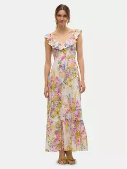 Летнее платье стандартный крой Dicthe 10323628 Vero Moda, мультиколор