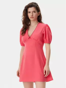Летнее платье стандартный крой DW0DW20337 Tommy Jeans, розовый