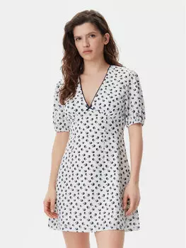 Летнее платье стандартный крой DW0DW20337 Tommy Jeans, экрю