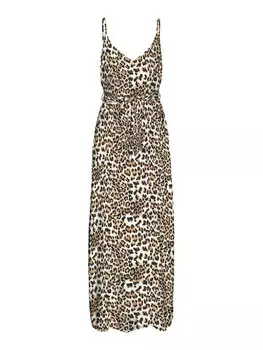 Летнее платье стандартный крой Easy 10307995 Vero Moda, коричневый