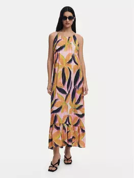 Летнее платье стандартный крой Limoges 25SWVW12 Desigual, мультиколор