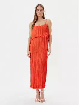 Летнее платье стандартный крой MS2516003 Lola Casademunt By Maite, оранжевый