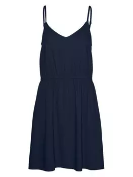 Летнее платье стандартный крой Mymilo 10303689 Vero Moda, синий