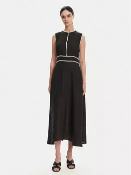 Летнее платье стандартный крой RP5LE007 Icona, черный