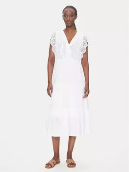 Летнее платье стандартный крой Sara 15350748 Jdy, белый