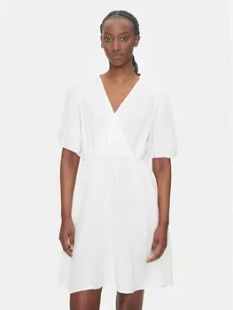 Летнее платье стандартный крой Sastina 17156475 Pieces, белый