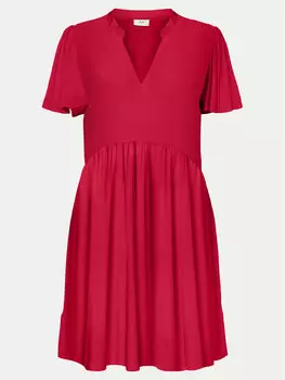 Летнее платье стандартный крой Star 15257228 Jdy, красный