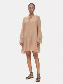 Летнее платье стандартный крой TD0753 Vicolo, бежевый