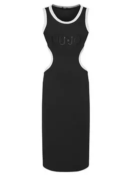Летнее платье стандартный крой VA5043 J4822 Liu Jo, черный