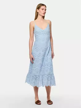 Летнее платье стандартный крой Vilde 17156565 Pieces, голубой
