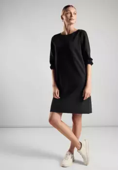Летнее платье STREET ONE, мягкое и удобное в носке, черный