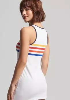 Летнее платье Superdry, белый