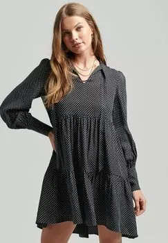 Летнее платье Superdry, черный