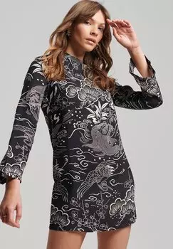 Летнее платье Superdry, черный