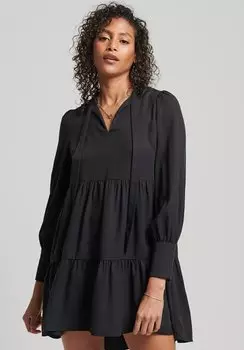Летнее платье Superdry, черный