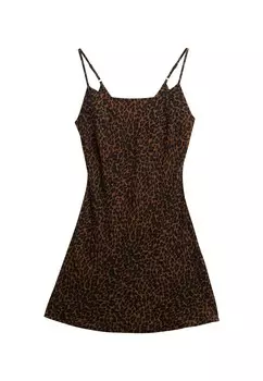 Летнее платье Superdry, цвет Brown/Mocha