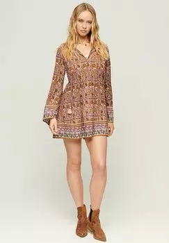 Летнее платье Superdry, розовый