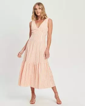 Летнее платье SVEL, оранжевый