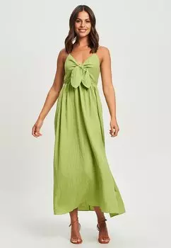 Летнее платье SVEL, зеленый