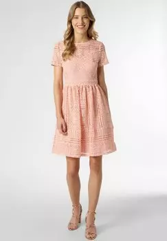 Летнее платье Swing, бледно-розовый меланж