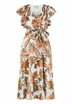 Летнее платье Swing Fashion, бирюзовый