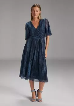 Летнее платье Swing, темно-синее