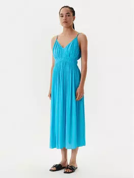 Летнее платье свободного кроя 251-ROIYA Morgan, бирюзовый