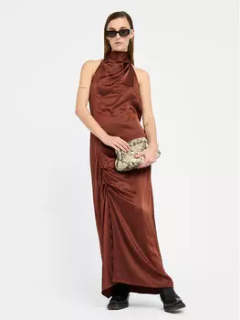 Летнее платье свободного кроя Gestuz, коричневый