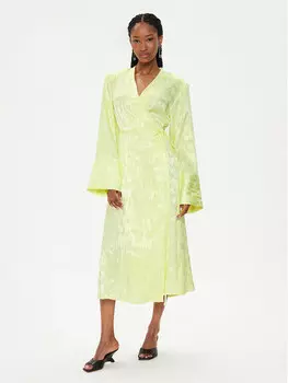 Летнее платье свободного кроя Gestuz, желтый