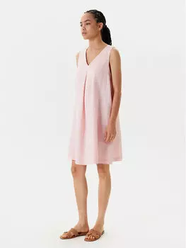 Летнее платье свободного покроя 4AGHDV0AX United Colors Of Benetton, розовый