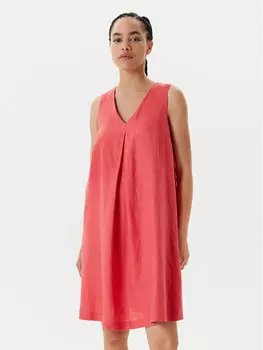 Летнее платье свободного покроя 4AGHDV0AX United Colors Of Benetton, красный