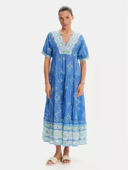 Летнее платье свободного покроя IC25-092 Iconique, синий