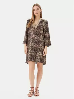 Летнее платье свободного покроя LS2516036 Lola Casademunt, коричневый