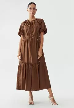 Летнее платье THE FATED, коричневый