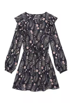 Летнее платье The Kooples, черно-розовый