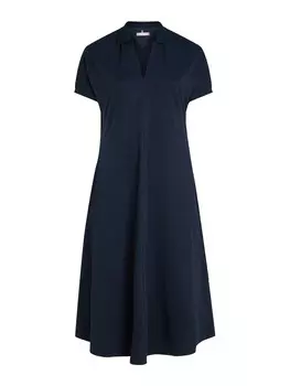 Летнее платье Tommy Hilfiger Curve, темно-синий