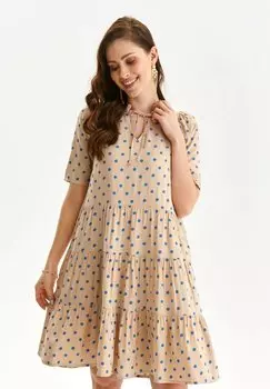 Летнее платье Top Secret, бежевый