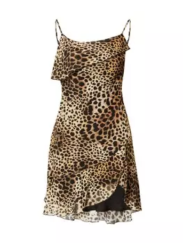 Летнее платье TOPSHOP Summer Dress, цвет cream/camel