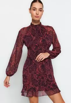 Летнее платье Trendyol, коричневое
