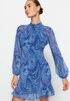 Летнее платье Trendyol, синее
