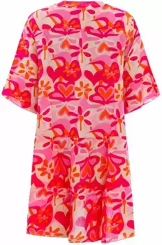 Летнее платье Twin Heart с пуговицами Zwillingsherz, розовый