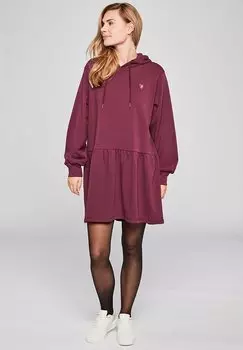 Летнее платье U.S. Polo Assn., бордовый