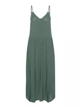 Летнее платье VERO MODA Alba, темно-зеленый