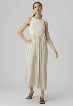 Летнее платье Vero Moda, бежевый