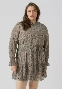 Летнее платье Vero Moda, бежевый