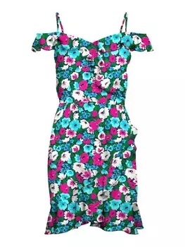 Летнее платье VERO MODA CARY OLIVIA, темно-синий